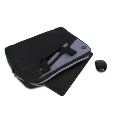 NGS Monray Master Kit Black sacoche d'ordinateurs portables 39,6 cm (15.6") Malette Noir, Gris