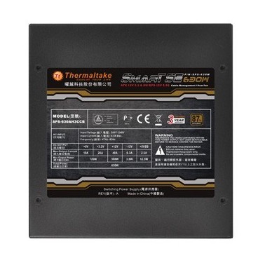 Thermaltake Smart SE unité d'alimentation d'énergie 630 W 20+4 pin ATX ATX Noir