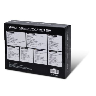 ADVANCE BX-308U3 Boîtier de disques de stockage Boîtier HDD Noir 3.5"