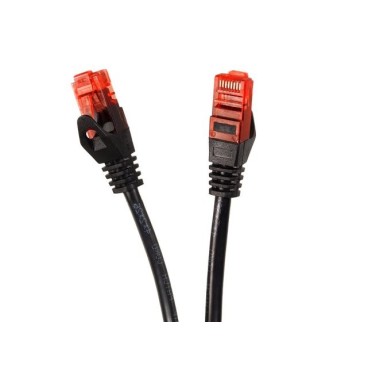 Maclean MCTV-741 câble de réseau Noir 20 m Cat6 U UTP (UTP)