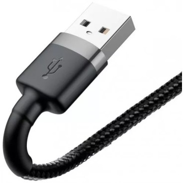 Baseus CALKLF-CG1 câble USB 2 m USB A Gris, Noir