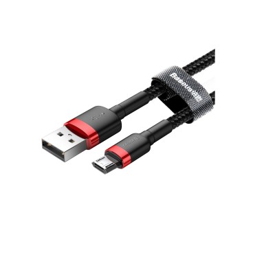 Baseus Cafule câble USB 2 m USB A Micro-USB A Noir, Rouge