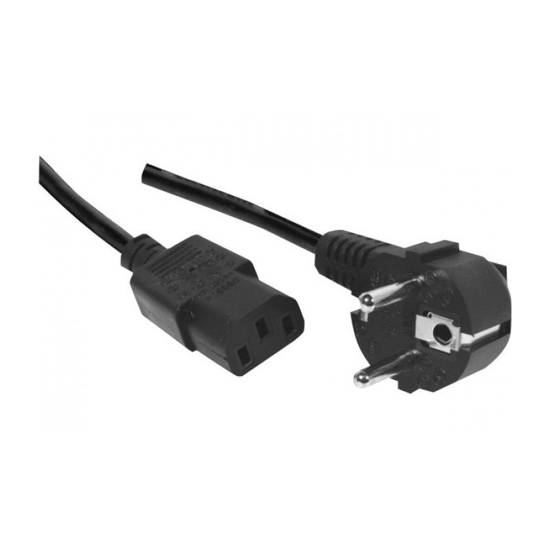 CUC Exertis Connect 808010 câble électrique Noir 1,8 m Coupleur C13 CEE7 4