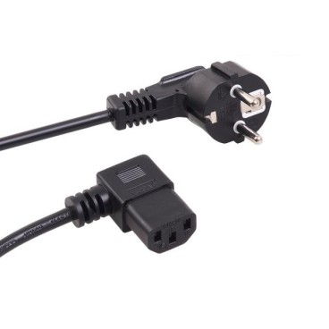 Maclean MCTV-804 câble électrique Noir 5 m Prise d'alimentation type C Coupleur C13