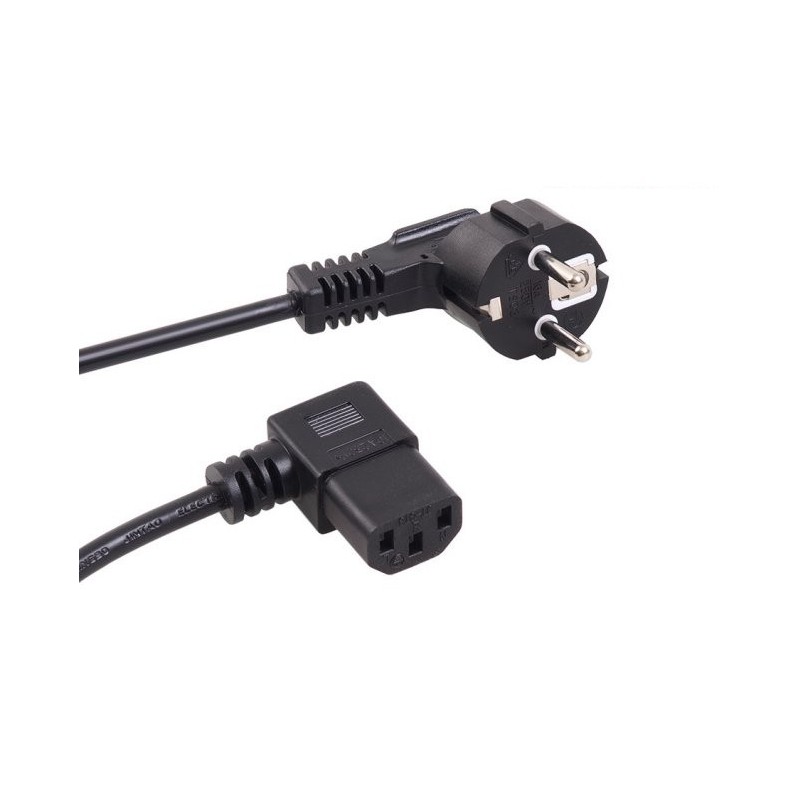 Maclean MCTV-804 câble électrique Noir 5 m Prise d'alimentation type C Coupleur C13