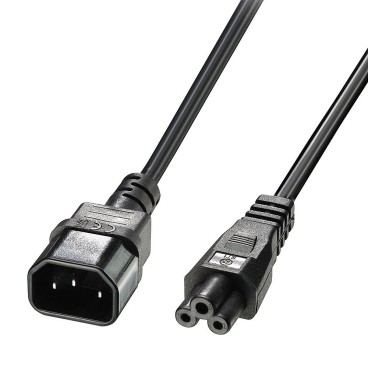Lindy 30341 câble électrique Noir 2 m Coupleur C14 Coupleur C5