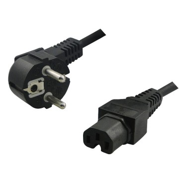 LogiLink CP105 câble électrique Noir 2 m Coupleur C13 Coupleur C15