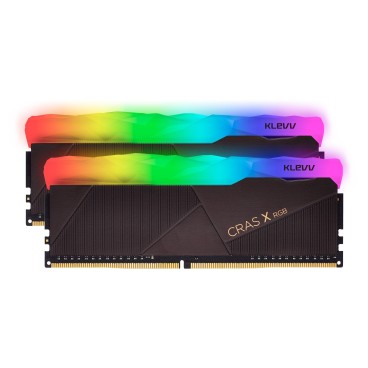 Klevv CRAS X RGB 32GB kit (16GB x2) 3200MHz Gaming Memory DDR4-RAM XMP 2.0 High Performance Overclocking module de mémoire 32