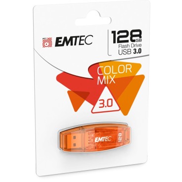 Emtec C410 lecteur USB flash 128 Go USB Type-A 2.0 Orange