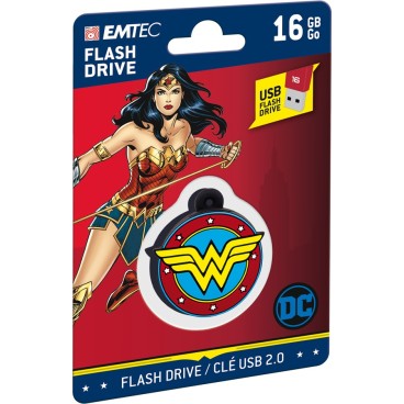 Emtec DC Comics Collector Wonder Woman lecteur USB flash 16 Go USB Type-A 2.0 Multicolore