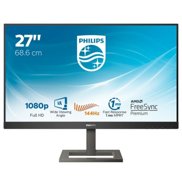 Philips E Line 272E1GAEZ 00 LED display 68,6 cm (27") 1920 x 1080 pixels Full HD Noir, Chrome