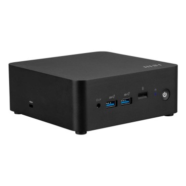 MSI CUBI NUC AI 1UMG-018BEU barebone PC  poste de travail Mini PC Noir 155H Intel SoC