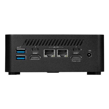 MSI CUBI NUC AI 1UMG-018BEU barebone PC  poste de travail Mini PC Noir 155H Intel SoC