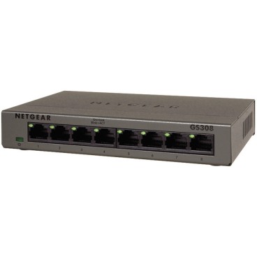 NETGEAR GS308 Non-géré Gigabit Ethernet (10 100 1000) Gris