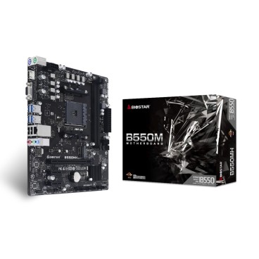 Biostar B550MH Ver. 6.0 AMD B550 Emplacement AM4 micro ATX