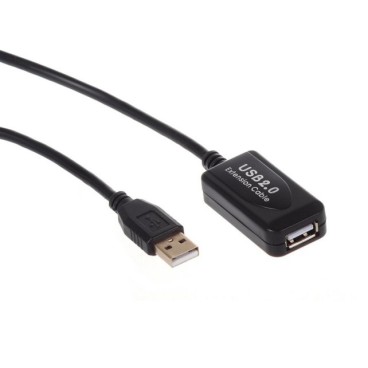 Maclean MCTV-757 câble USB 10 m USB 2.0 USB A Noir