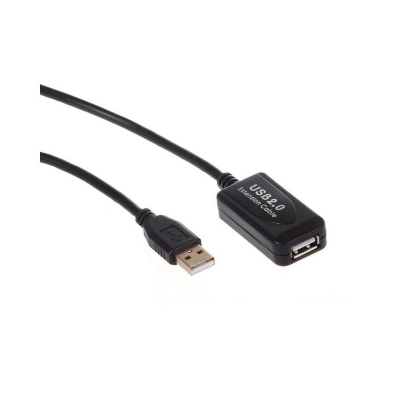 Maclean MCTV-757 câble USB 10 m USB 2.0 USB A Noir