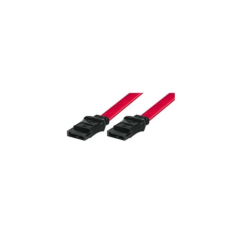 Connect 314013 câble SATA 0,75 m SATA 7-pin Noir, Rouge