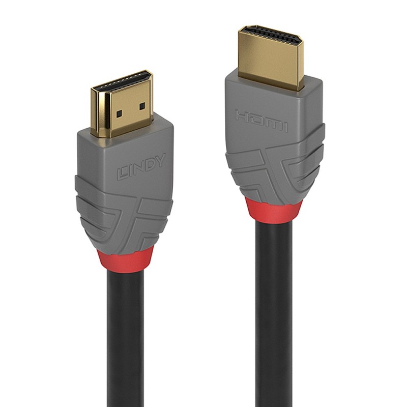 Lindy 36962 câble HDMI 1 m HDMI Type A (Standard) Noir, Gris