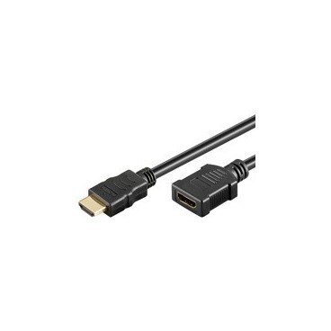 Goobay 1m HDMI câble HDMI HDMI Type A (Standard) Noir
