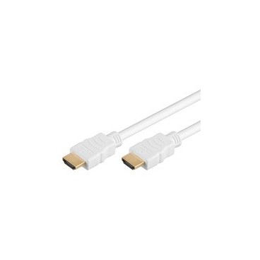 Goobay 15m HDMI câble HDMI HDMI Type A (Standard) Blanc