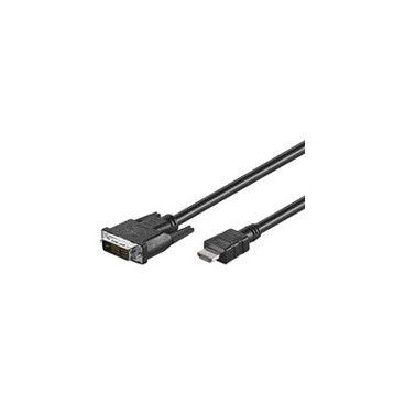 Goobay MMK 630-200 2.0m (HDMI-DVI) 2 m DVI-D Noir