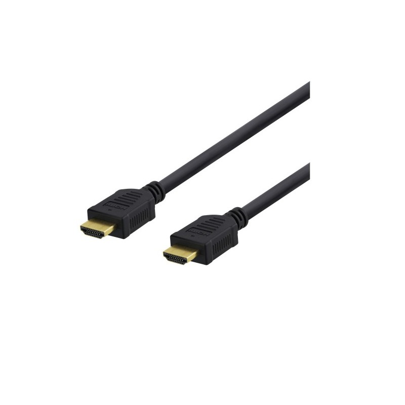 Deltaco HDMI-1030D câble HDMI 3 m HDMI Type A (Standard) Noir