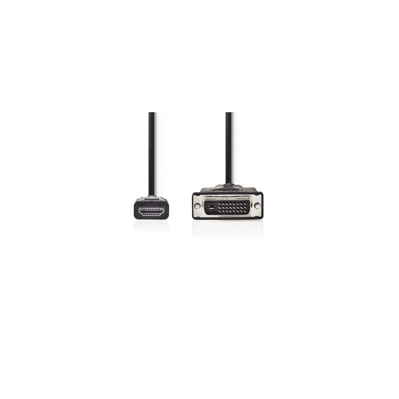 Nedis CCGP34800BK30 câble vidéo et adaptateur 3 m HDMI Type A (Standard) DVI-D Noir