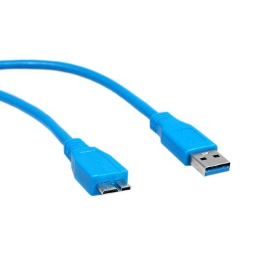 Maclean MCTV-736 câble USB 1 m USB 3.2 Gen 1 (3.1 Gen 1) USB A USB B Bleu