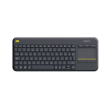 Logitech Wireless Touch Keyboard K400 Plus clavier RF sans fil AZERTY Français Noir