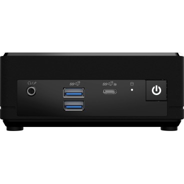 MSI CUBI N ADL S-226BEU barebone PC  poste de travail 0,69L mini PC Noir N200