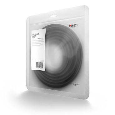 Lindy 48077 câble de réseau Noir 1 m Cat6 U UTP (UTP)