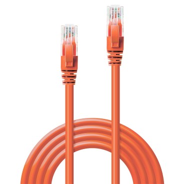 Lindy 48105 câble de réseau Orange 0,3 m Cat6 U UTP (UTP)