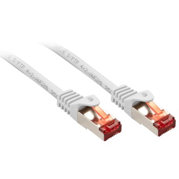 Lindy Cat.6 S FTP 10m câble de réseau Blanc Cat6 S FTP (S-STP)