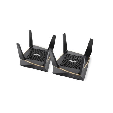 ASUS AiMesh AX6100 routeur sans fil Gigabit Ethernet Tri-bande (2,4 GHz   5 GHz   5 GHz) 4G Noir