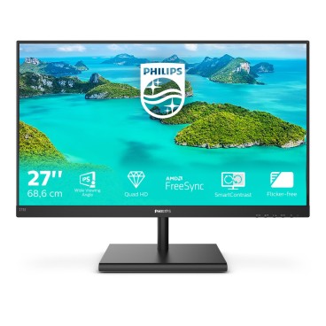 Philips E Line 275E1S 00 LED display 68,6 cm (27") 2560 x 1440 pixels Quad HD Noir