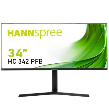 Hannspree HC 342 PFB 86,4 cm (34") 3440 x 1440 pixels UltraWide Quad HD LED Noir
