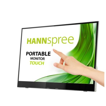 Hannspree HT161CGB écran plat de PC 39,6 cm (15.6") 1920 x 1080 pixels Full HD LED Écran tactile Noir, Argent
