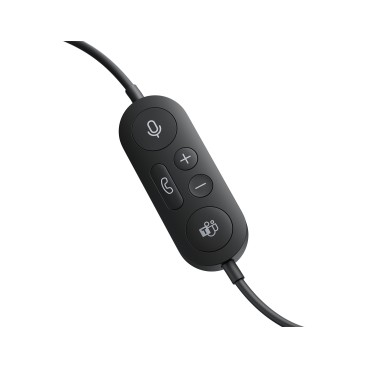 Microsoft Modern USB Headset Casque Avec fil Arceau Bureau Centre d'appels USB Type-A Noir