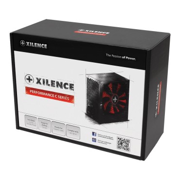 Xilence Performance C XP600R6 unité d'alimentation d'énergie 450 W 20+4 pin ATX ATX Noir