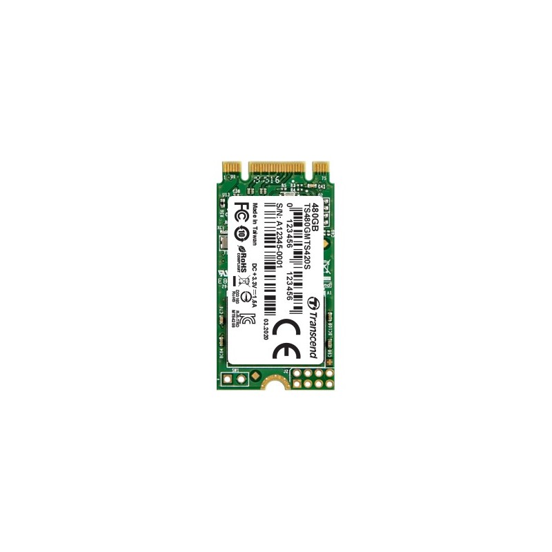 Transcend 420S M.2 480 Go Série ATA III 3D NAND