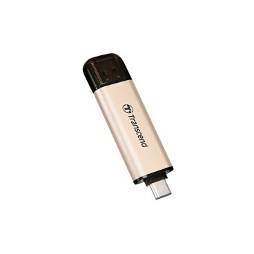 Transcend JetFlash 930C lecteur USB flash 128 Go USB Type-A   USB Type-C 3.2 Gen 1 (3.1 Gen 1) Or