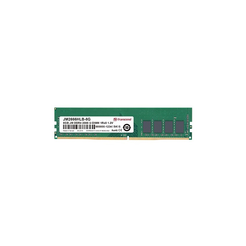 Transcend JetRam JM2666HLB-8G module de mémoire 8 Go 1 x 8 Go DDR4 2666 MHz