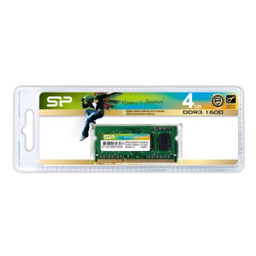 Silicon Power SP004GBSTU160N02 module de mémoire 4 Go 1 x 4 Go DDR3 1600 MHz