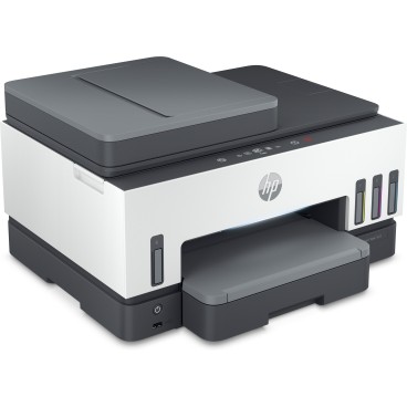 HP Smart Tank Imprimante tout-en-un 7605, Impression, copie, numérisation, télécopie, chargeur automatique de documents et sans