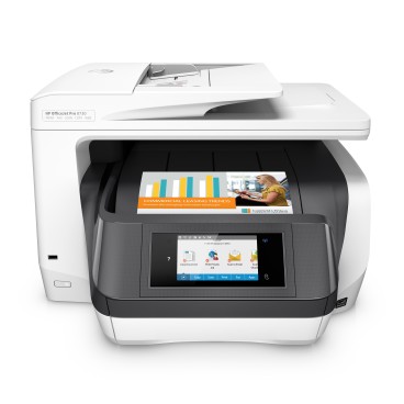 HP OfficeJet Pro Imprimante tout-en-un 8730, Impression, copie, scan, fax, Chargeur automatique de documents de 50 pages