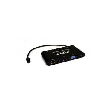 Port Designs 901906 hub & concentrateur USB 3.2 Gen 1 (3.1 Gen 1) Type-C 5000 Mbit s Noir