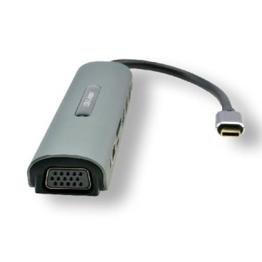 MCL USB3C-553 station d'accueil Avec fil USB 3.2 Gen 1 (3.1 Gen 1) Type-C Argent