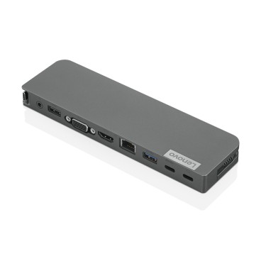 Lenovo USB-C Mini Dock Avec fil USB 3.2 Gen 1 (3.1 Gen 1) Type-C Gris