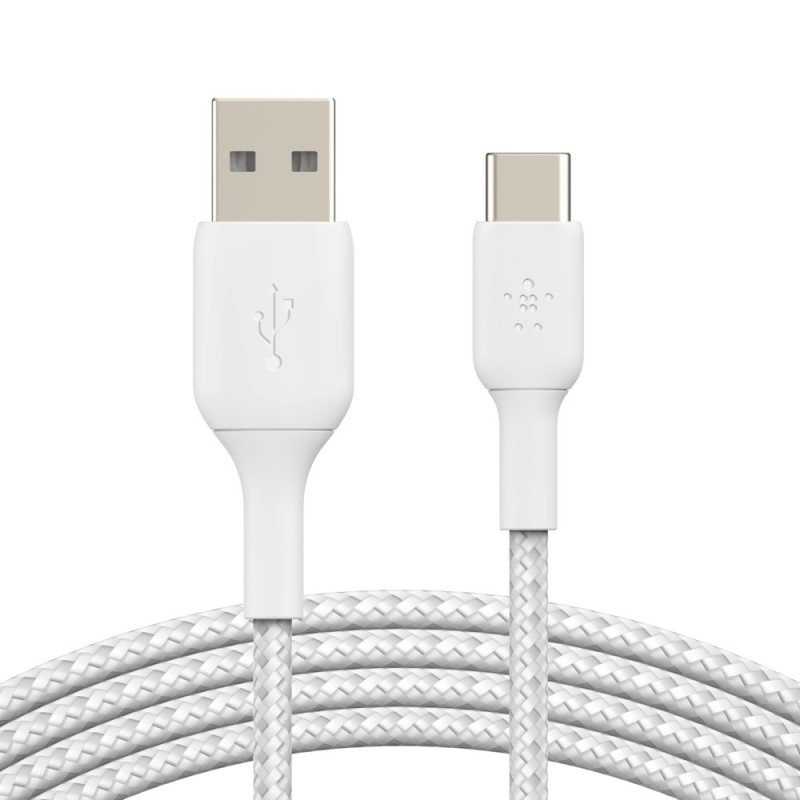 Belkin CAB002BT1MWH câble USB 1 m USB A USB C Blanc